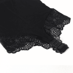 Comprar SUBBLIME - TEDDY DETALLE ENCAJE FLORAL NEGRO S/M al mejor precio - Envíos Discretos