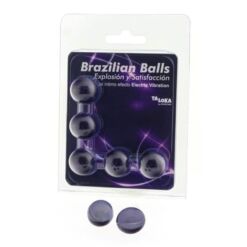 Comprar TALOKA - BRAZILIAN BALLS GEL EXCITANTE EFECTO VIBRACIÓN ELÉCTRICA 5 BOLAS al mejor precio - Envíos Discretos
