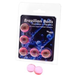 Comprar TALOKA - BRAZILIAN BALLS GEL EXCITANTE EFECTO VIBRACIÓN REFRESCANTE 5 BOLAS al mejor precio - Envíos Discretos