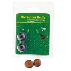 Comprar TALOKA - BRAZILIAN BALLS GEL ÍNTIMO CHOCOLATE 2 BOLAS al mejor precio - Envíos Discretos