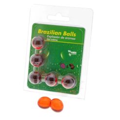 Comprar TALOKA - BRAZILIAN BALLS GEL ÍNTIMO FRESA & CHOCOLATE 5 BOLAS al mejor precio - Envíos Discretos