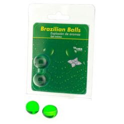 Comprar TALOKA - BRAZILIAN BALLS GEL ÍNTIMO MENTA 2 BOLAS al mejor precio - Envíos Discretos