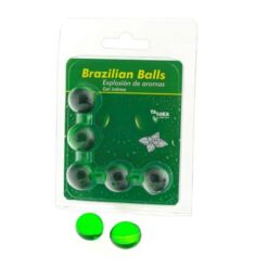 Comprar TALOKA - BRAZILIAN BALLS GEL ÍNTIMO MENTA 5 BOLAS al mejor precio - Envíos Discretos