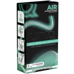 Comprar UNIQ - AIR PRESERVATIVO FEMENINO SIN LATEX 3 UNIDADES al mejor precio - Envíos Discretos