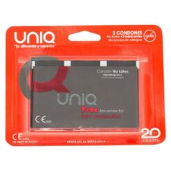 Comprar UNIQ - FREE PRESERVATIVOS CON ARO PROTECTOR SIN LATEX 3 UNIDADES al mejor precio - Envíos Discretos