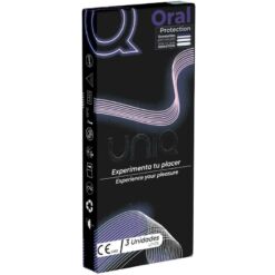Comprar UNIQ - ORAL MASK PRESERVATIVOS SIN LATEX 3 UNIDADES al mejor precio - Envíos Discretos