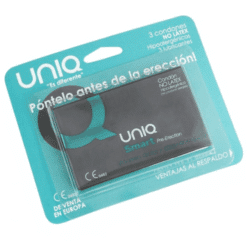 Comprar UNIQ - SMART PRESERVATIVOS PRE-ERECCIÓN SIN LATEX 3 UNIDADES al mejor precio - Envíos Discretos