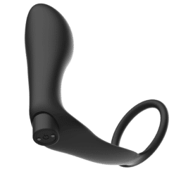 Comprar ADDICTED TOYS - ANILLA PENE CON PLUG ANAL CONTROL REMOTO NEGRO RECARGABLE al mejor precio - Envíos Discretos
