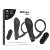 Comprar ADDICTED TOYS - ANILLA PENE CON PLUG ANAL CONTROL REMOTO NEGRO RECARGABLE al mejor precio - Envíos Discretos
