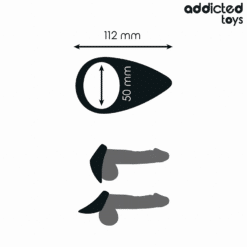 Comprar ADDICTED TOYS - ANILLO CON FORMA DE LÁGRIMA PARA EL PENE al mejor precio - Envíos Discretos