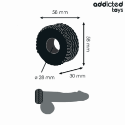 Comprar ADDICTED TOYS - ANILLO PARA EL PENE EXTRA GRUESO al mejor precio - Envíos Discretos