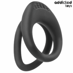 Comprar ADDICTED TOYS - ANILLO TEXTURIZADO DOBLE PARA EL PENE al mejor precio - Envíos Discretos