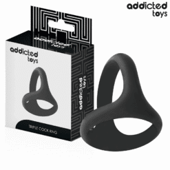 Comprar ADDICTED TOYS - ANILLO TRIPLE GRUESO PARA EL PENE al mejor precio - Envíos Discretos
