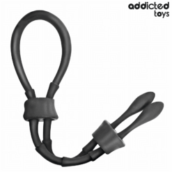 Comprar ADDICTED TOYS - CUERDA SILICONA AJUSTABLE PARA EL PENE al mejor precio - Envíos Discretos