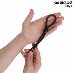 Comprar ADDICTED TOYS - CUERDA SILICONA PARA EL PENE DE LAZO DOBLE al mejor precio - Envíos Discretos