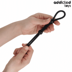Comprar ADDICTED TOYS - CUERDA SILICONA PARA EL PENE DE LAZO DOBLE al mejor precio - Envíos Discretos