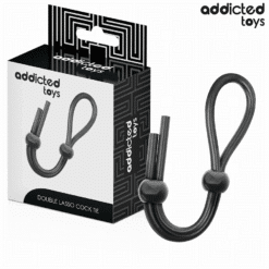 Comprar ADDICTED TOYS - CUERDA SILICONA PARA EL PENE DE LAZO DOBLE al mejor precio - Envíos Discretos