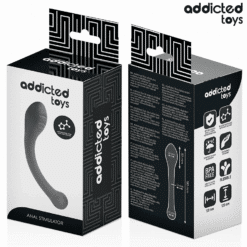 Comprar ADDICTED TOYS - ESTIMULADOR ANAL DOBLE SILICONA 18 CM al mejor precio - Envíos Discretos