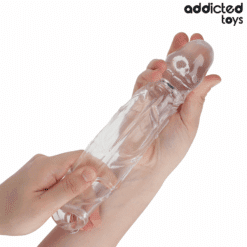 Comprar ADDICTED TOYS - EXTENSOR PARA EL PENE TRANSPARENTE 27 CM al mejor precio - Envíos Discretos