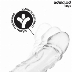 Comprar ADDICTED TOYS - EXTENSOR PARA EL PENE TRANSPARENTE 27 CM al mejor precio - Envíos Discretos