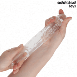 Comprar ADDICTED TOYS - FUNDA PARA EL PENE TRANSPARENTE TALLA S 23 CM al mejor precio - Envíos Discretos