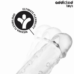 Comprar ADDICTED TOYS - FUNDA PARA EL PENE TRANSPARENTE TALLA S 23 CM al mejor precio - Envíos Discretos