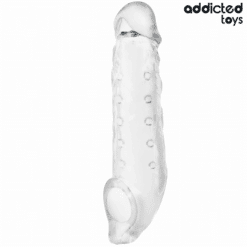 Comprar ADDICTED TOYS - FUNDA PARA EL PENE TRANSPARENTE TALLA S 23 CM al mejor precio - Envíos Discretos
