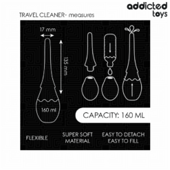 Comprar ADDICTED TOYS - LIMPIADOR DE VIAJE SILICONA MODELO 3 al mejor precio - Envíos Discretos