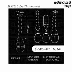 Comprar ADDICTED TOYS - LIMPIADOR DE VIAJE SILICONA MODELO 2 al mejor precio - Envíos Discretos