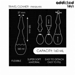 Comprar ADDICTED TOYS - LIMPIADOR DE VIAJE SILICONA MODELO 1 al mejor precio - Envíos Discretos