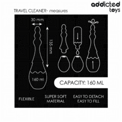 Comprar ADDICTED TOYS - LIMPIADOR DE VIAJE SILICONA MODELO 4 al mejor precio - Envíos Discretos