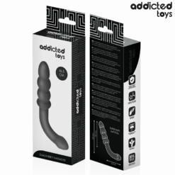 Comprar ADDICTED TOYS - MASAJEADOR ANAL DOBLE SILICONA 16,5 CM al mejor precio - Envíos Discretos