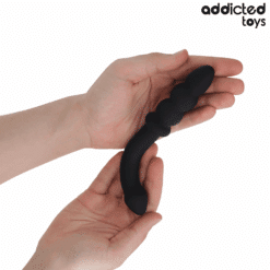 Comprar ADDICTED TOYS - MASAJEADOR ANAL DOBLE SILICONA 16,5 CM al mejor precio - Envíos Discretos