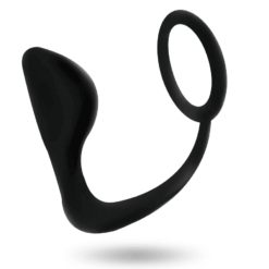 Comprar ADDICTED TOYS - PLUG ANAL CON ANILLO PENE NEGRO al mejor precio - Envíos Discretos
