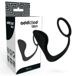 Comprar ADDICTED TOYS - PLUG ANAL CON ANILLO PENE NEGRO al mejor precio - Envíos Discretos
