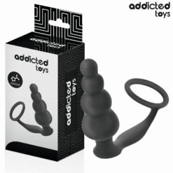 Comprar ADDICTED TOYS - PLUG ANAL CON ANILLO SILICONA MODELO 5 al mejor precio - Envíos Discretos