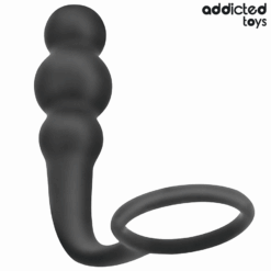 Comprar ADDICTED TOYS - PLUG ANAL CON ANILLO SILICONA MODELO 1 al mejor precio - Envíos Discretos