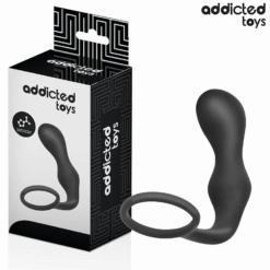 Comprar ADDICTED TOYS - PLUG ANAL CON ANILLO SILICONA MODELO 3 al mejor precio - Envíos Discretos