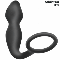 Comprar ADDICTED TOYS - PLUG ANAL CON ANILLO SILICONA MODELO 2 al mejor precio - Envíos Discretos