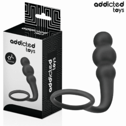 Comprar ADDICTED TOYS - PLUG ANAL CON ANILLO SILICONA MODELO 1 al mejor precio - Envíos Discretos