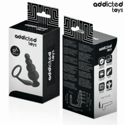 Comprar ADDICTED TOYS - PLUG ANAL CON ANILLO SILICONA MODELO 5 al mejor precio - Envíos Discretos