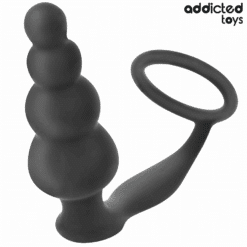 Comprar ADDICTED TOYS - PLUG ANAL CON ANILLO SILICONA MODELO 5 al mejor precio - Envíos Discretos
