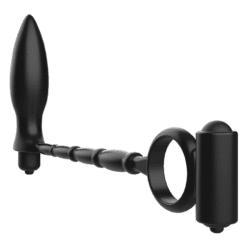 Comprar ADDICTED TOYS - PLUG ANAL CON ANILLO VIBRADOR al mejor precio - Envíos Discretos
