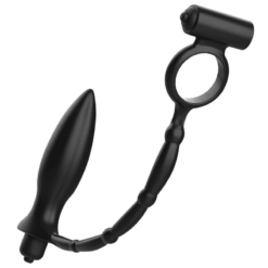 Comprar ADDICTED TOYS - PLUG ANAL CON ANILLO VIBRADOR al mejor precio - Envíos Discretos