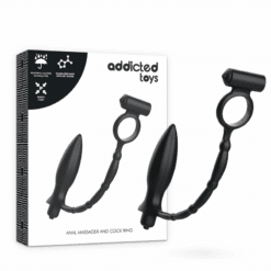 Comprar ADDICTED TOYS - PLUG ANAL CON ANILLO VIBRADOR al mejor precio - Envíos Discretos