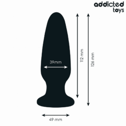 Comprar ADDICTED TOYS - PLUG ANAL CON JOYA SILICONA TALLA L 12,6 CM al mejor precio - Envíos Discretos