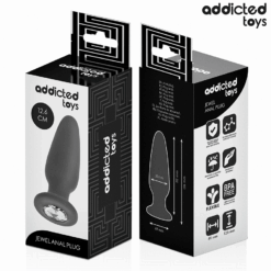 Comprar ADDICTED TOYS - PLUG ANAL CON JOYA SILICONA TALLA L 12,6 CM al mejor precio - Envíos Discretos