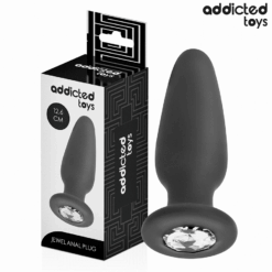 Comprar ADDICTED TOYS - PLUG ANAL CON JOYA SILICONA TALLA L 12,6 CM al mejor precio - Envíos Discretos