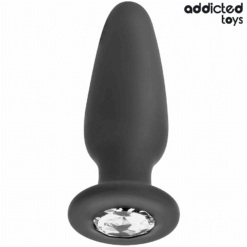 Comprar ADDICTED TOYS - PLUG ANAL CON JOYA SILICONA TALLA S 8,8 CM al mejor precio - Envíos Discretos