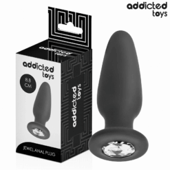 Comprar ADDICTED TOYS - PLUG ANAL CON JOYA SILICONA TALLA S 8,8 CM al mejor precio - Envíos Discretos